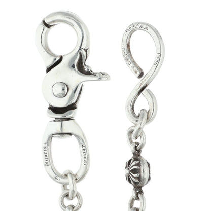 Chrome Hearts #2 Multi Ball 1-Clip Silver Wallet Chain