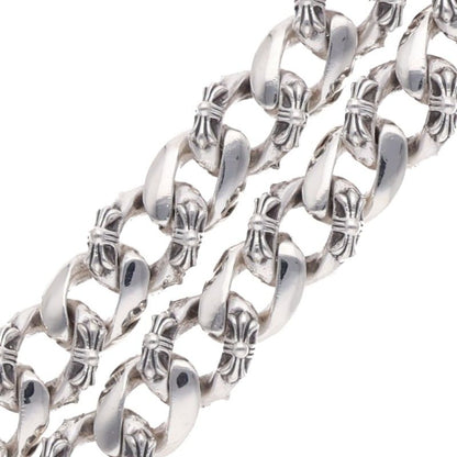 Chrome Hearts Fancy 2-Clip Long Silver Wallet Chain