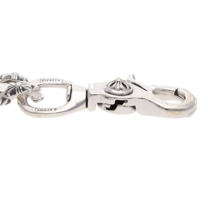 Chrome Hearts Fancy 2-Clip Long Silver Wallet Chain