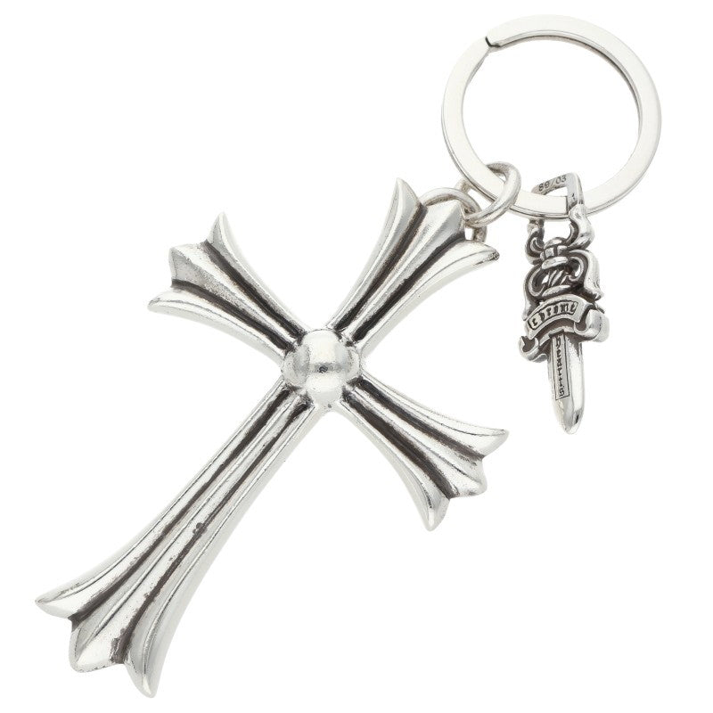 Chrome Hearts Large Cross #5 Dagger Silver Key Chain Wallet