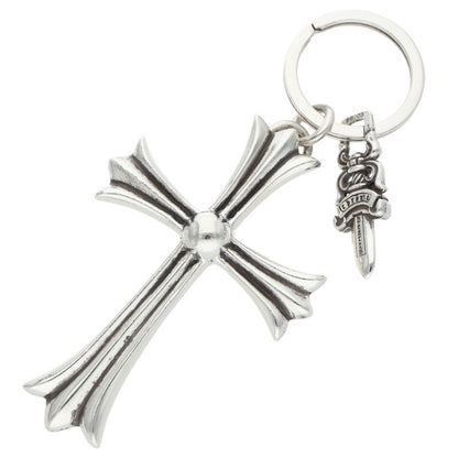 Chrome Hearts Large Cross #5 Dagger Silver Key Chain Wallet