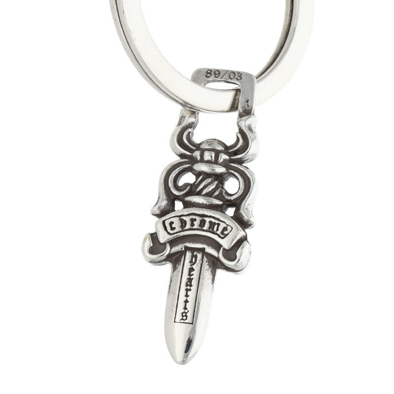 Chrome Hearts Large Cross #5 Dagger Silver Key Chain Wallet