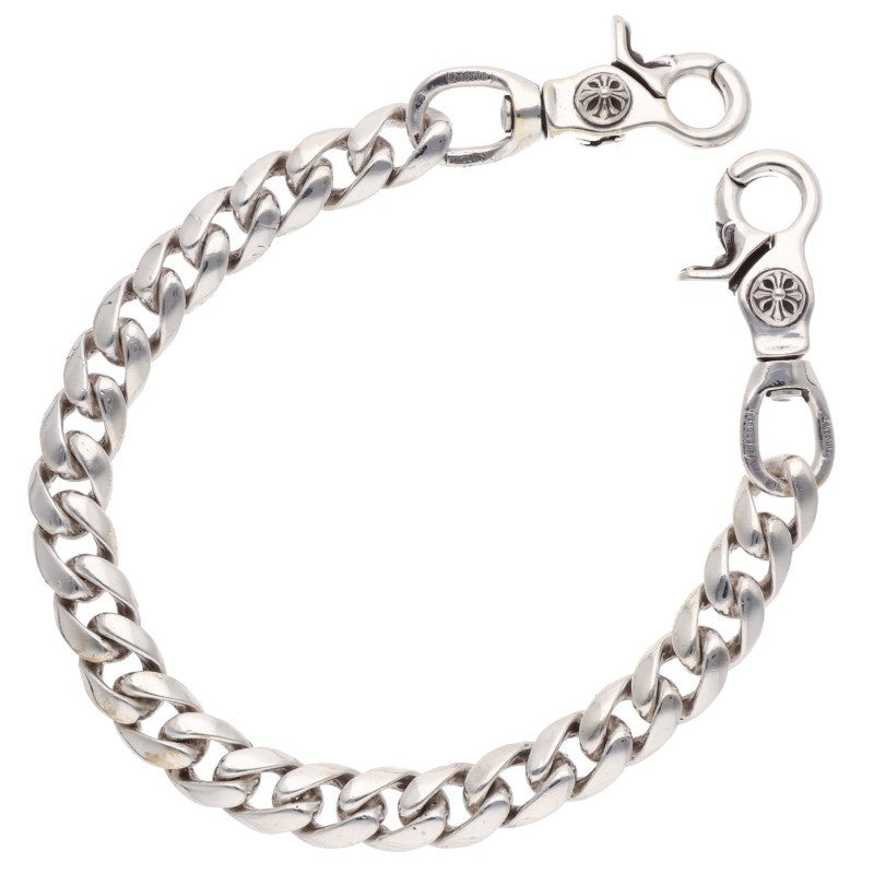 Chrome Hearts Classic 2-Clip Silver Wallet Chain