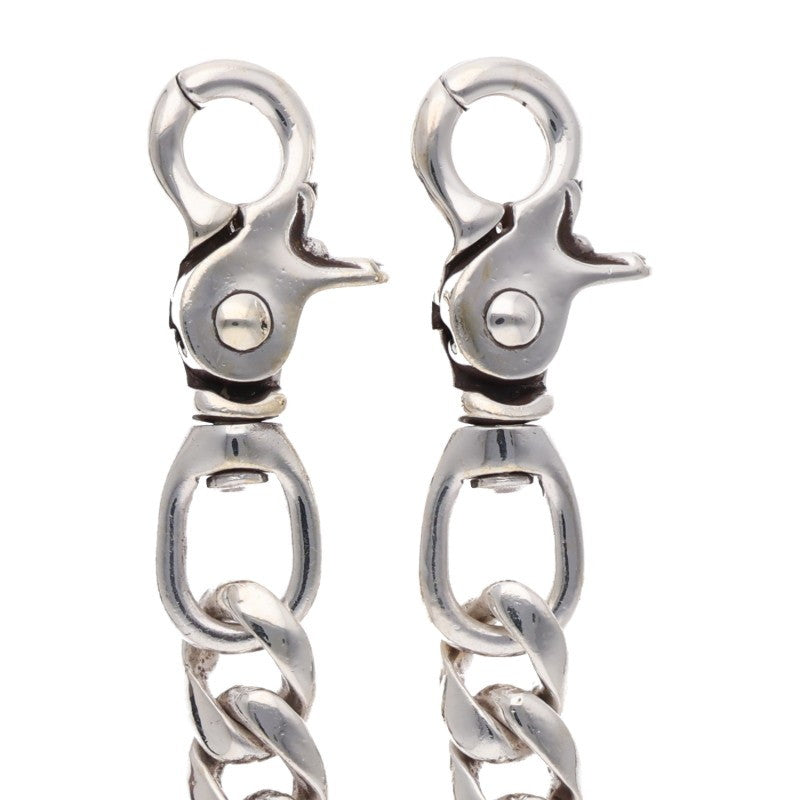 Chrome Hearts Classic 2-Clip Silver Wallet Chain