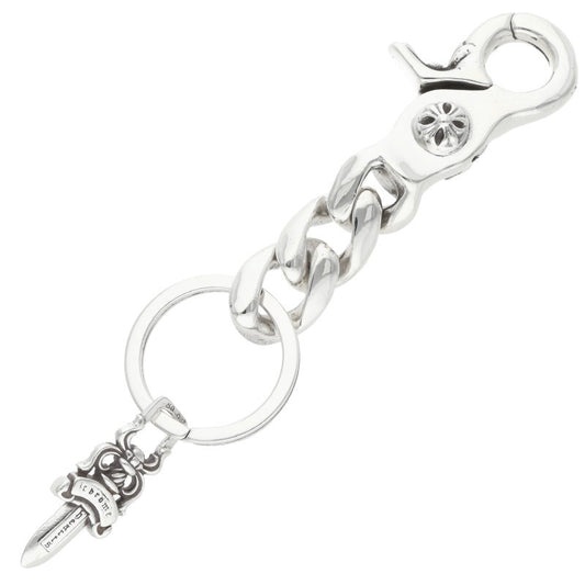 Chrome Hearts Short Classic Link Silver Key Chain Wallet