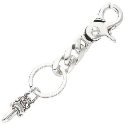 Chrome Hearts Short Classic Link Silver Key Chain Wallet