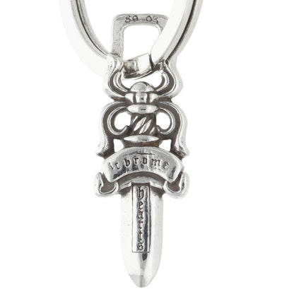 Chrome Hearts Short Classic Link Silver Key Chain Wallet