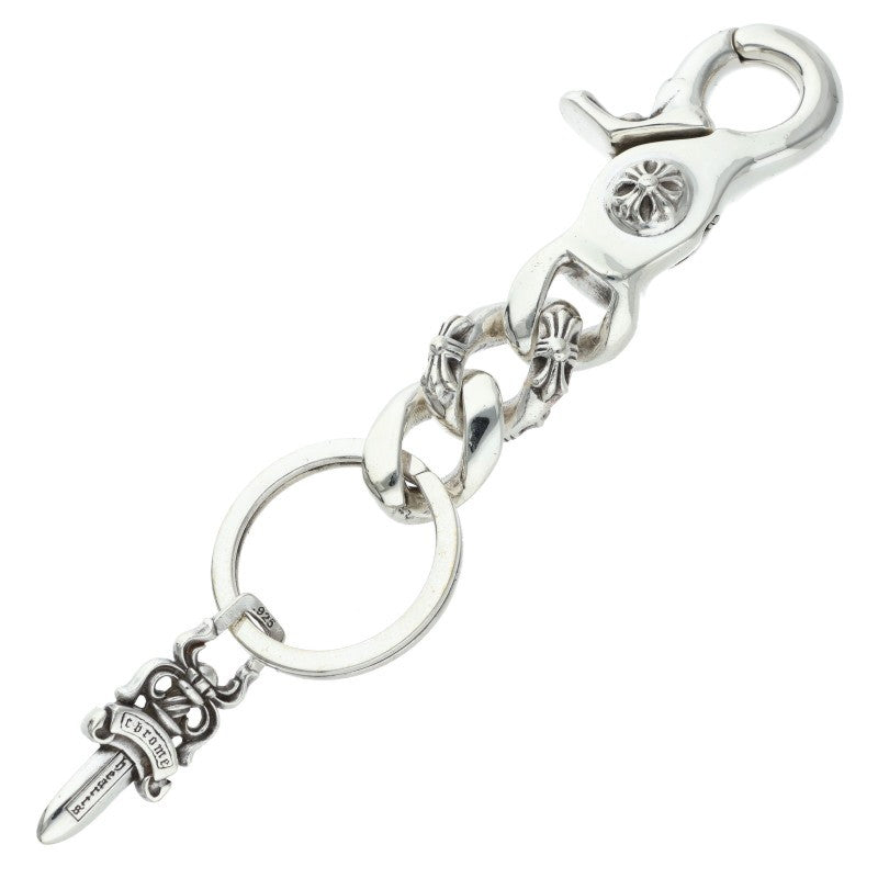 Chrome Hearts CLP CHN FANCY-S Silver Wallet Chain