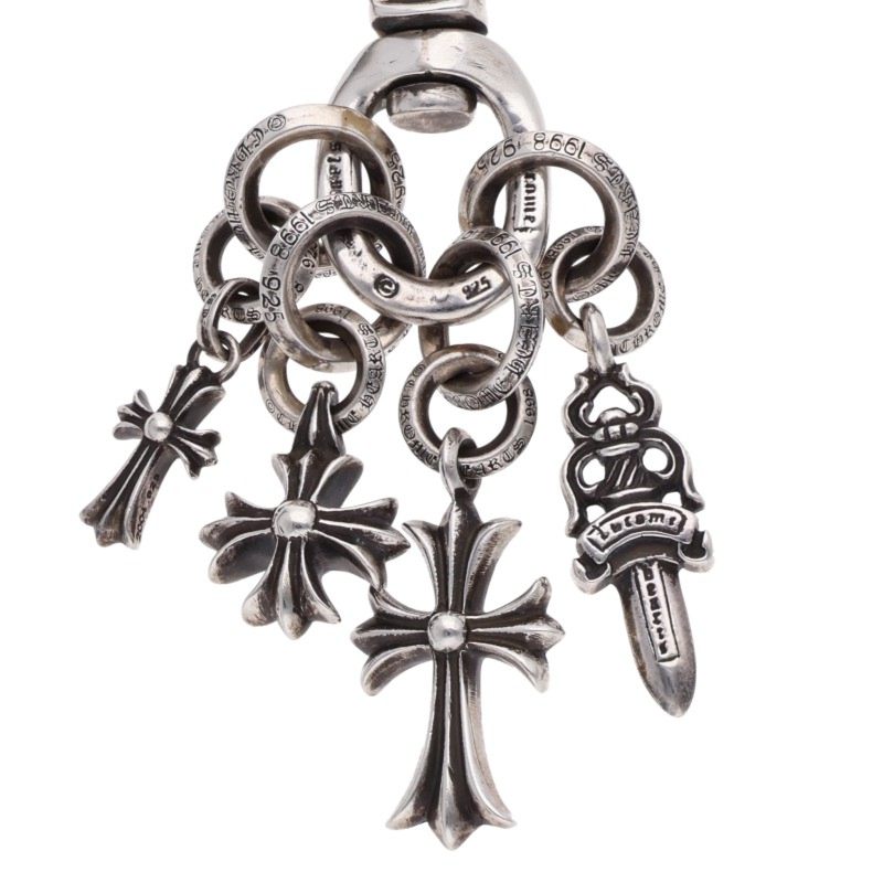 Chrome Hearts Baby Multi Clip 925 Silver Wallet Chain