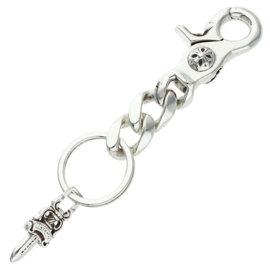 Chrome Hearts CLP CHN CLASSIC-S Silver Keychain Wallet