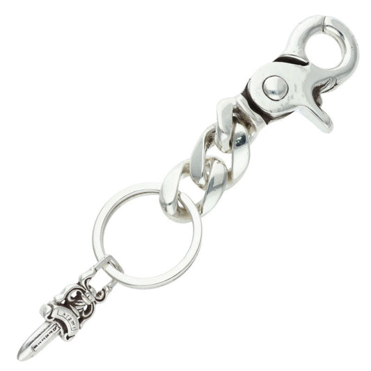 Chrome Hearts CLP CHN CLASSIC-S Silver Keychain Wallet