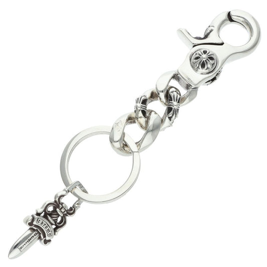 Chrome Hearts CLP CHN FANCY-S Silver Wallet Chain