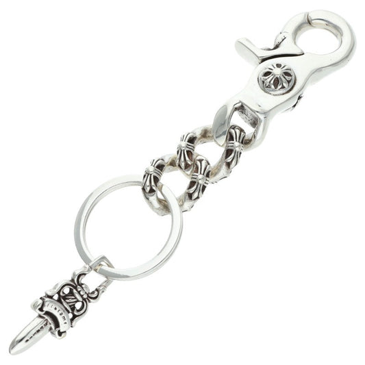 Chrome Hearts CLP CHN XFANCY-S Silver Key Chain Wallet
