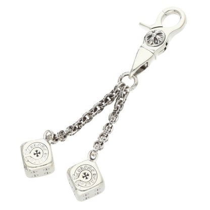 Chrome Hearts Double Dice 925 Sterling Silver Keychain Wallet