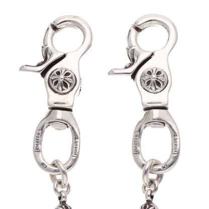 Chrome Hearts 925 Silver #1 Multi Ball 2-Clip Wallet Chain