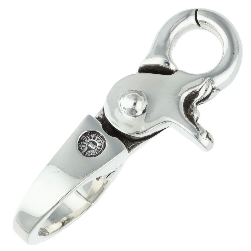 Chrome Hearts BS Fleur Quick Clip Silver