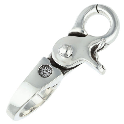 Chrome Hearts BS Fleur Quick Clip Silver