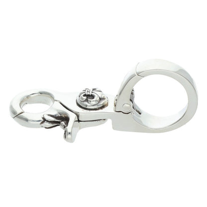 Chrome Hearts BS Fleur Quick Clip Silver