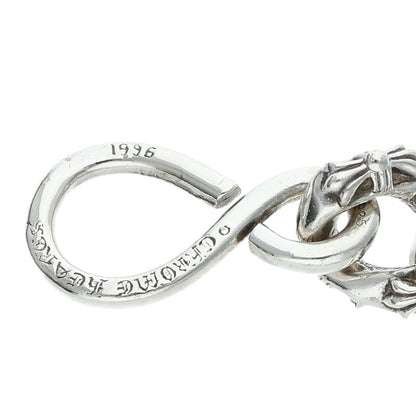 Chrome Hearts 1-Clip Short Fancy Silver Wallet Chain
