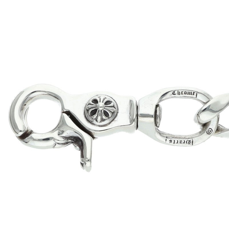 Chrome Hearts 2-Clip Long Classic Silver Wallet Chain