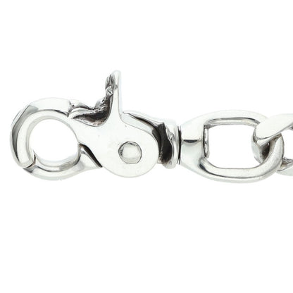 Chrome Hearts 2-Clip Long Classic Silver Wallet Chain