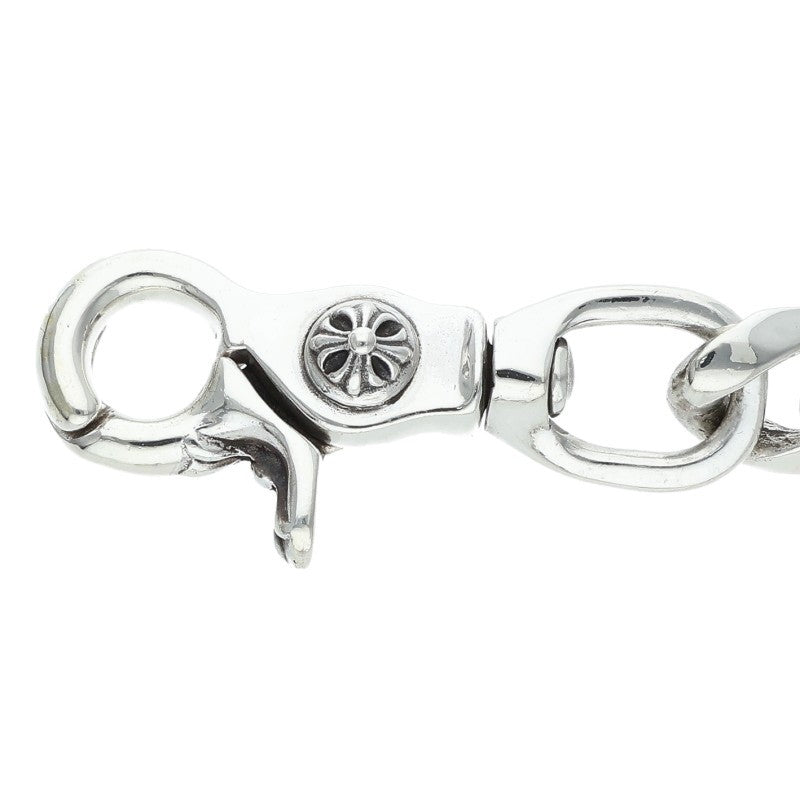 Chrome Hearts 2-Clip Long Classic Silver Wallet Chain