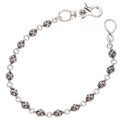 Chrome Hearts 2BALL SHORT-S 1 Clip #2 Crossball Wallet Chain