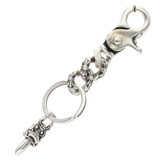 Chrome Hearts CLP CHN XFANCY-S Silver Keychain Wallet