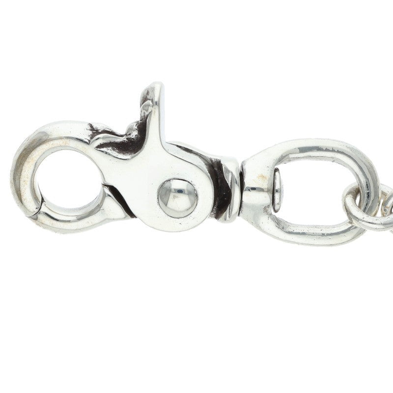 Chrome Hearts 925 Silver CH Plus 2-Clip Wallet Chain