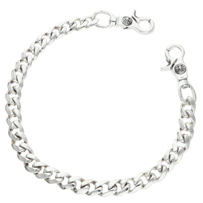 Chrome Hearts 2-Clip Long Classic Silver Wallet Chain