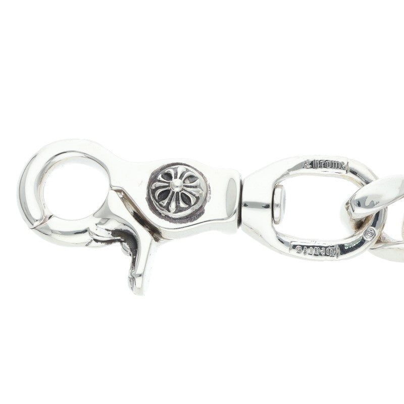 Chrome Hearts 2-Clip Long Classic Silver Wallet Chain