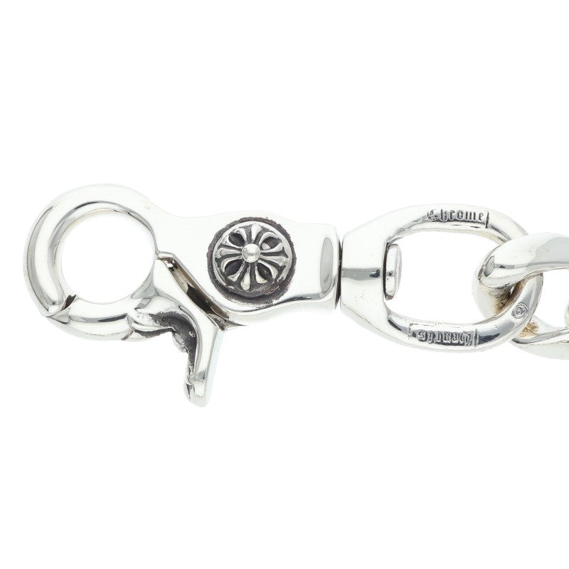Chrome Hearts 2-Clip Long Classic Silver Wallet Chain