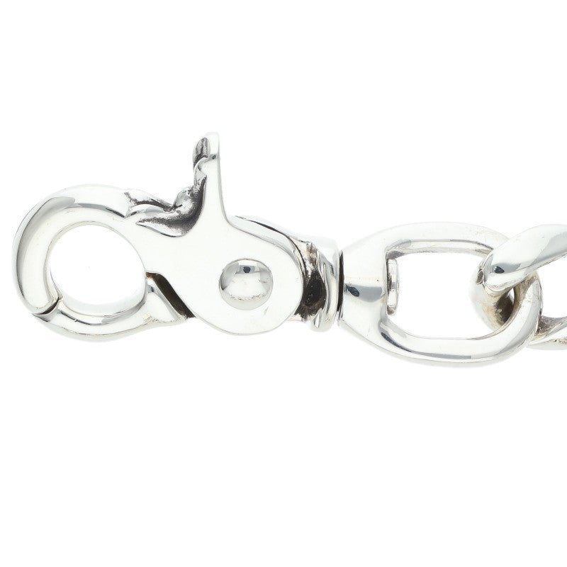 Chrome Hearts 2-Clip Long Classic Silver Wallet Chain