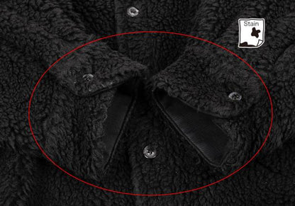 Maison Margiela Oversized Fleece Shirt Black Size 40
