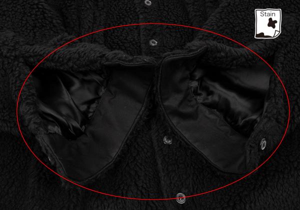 Maison Margiela Oversized Fleece Shirt Black Size 40