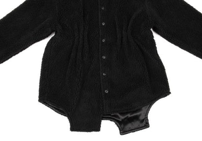 Maison Margiela Oversized Fleece Shirt Black Size 40