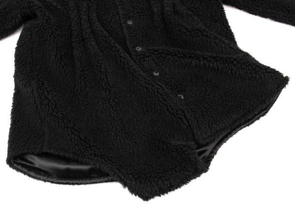 Maison Margiela Oversized Fleece Shirt Black Size 40