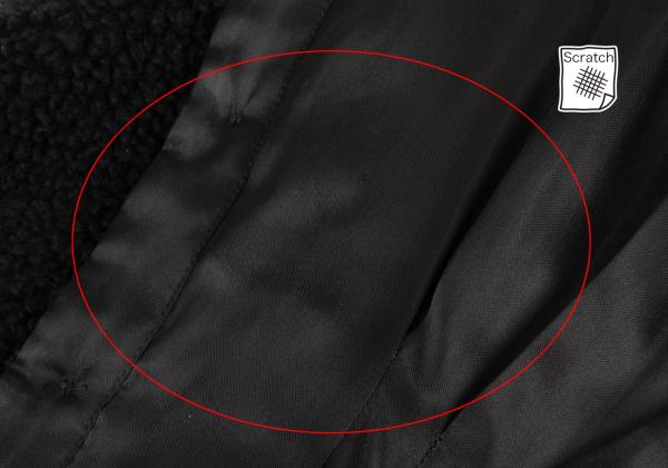 Maison Margiela Oversized Fleece Shirt Black Size 40