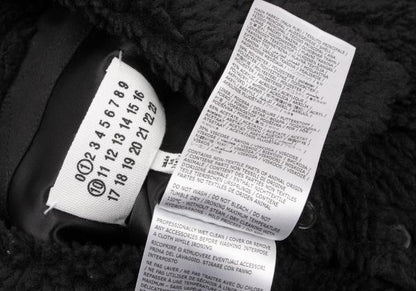 Maison Margiela Oversized Fleece Shirt Black Size 40