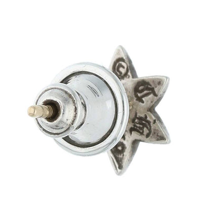 Chrome Hearts Star Stud Silver Earring Single Size ONE SIZE