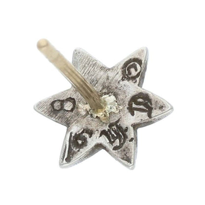 Chrome Hearts Star Stud Silver Earring Single Size ONE SIZE
