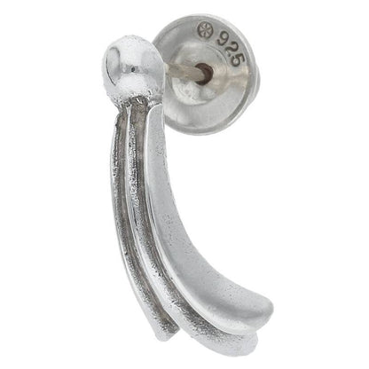 Chrome Hearts Crosstail Stud Silver Earring (Silver 1.34g)