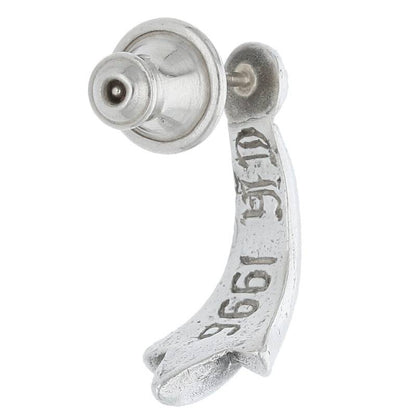 Chrome Hearts Crosstail Stud Silver Earring (Silver 1.34g)
