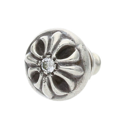 Chrome Hearts 1 Diamond Cross Ball Stud Size ONE SIZE