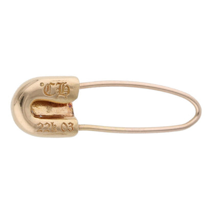 Chrome Hearts 22K 1 Emerald Safety Pin Earring Size ONE SIZE