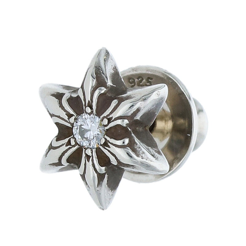 Chrome Hearts 1 Diamond Star Stud Earring