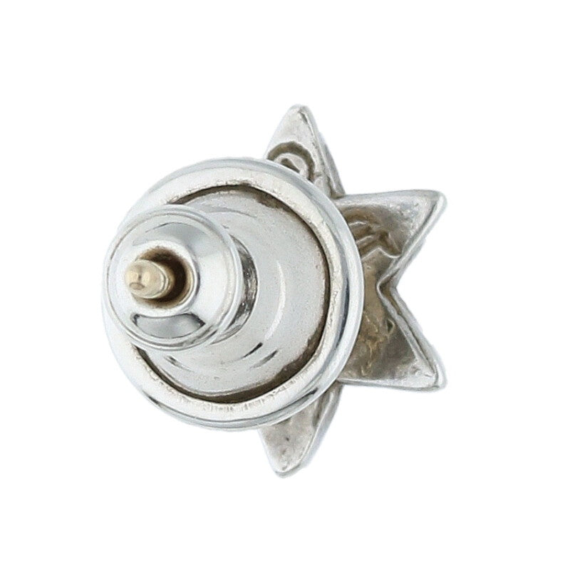 Chrome Hearts 1 Diamond Star Stud Earring