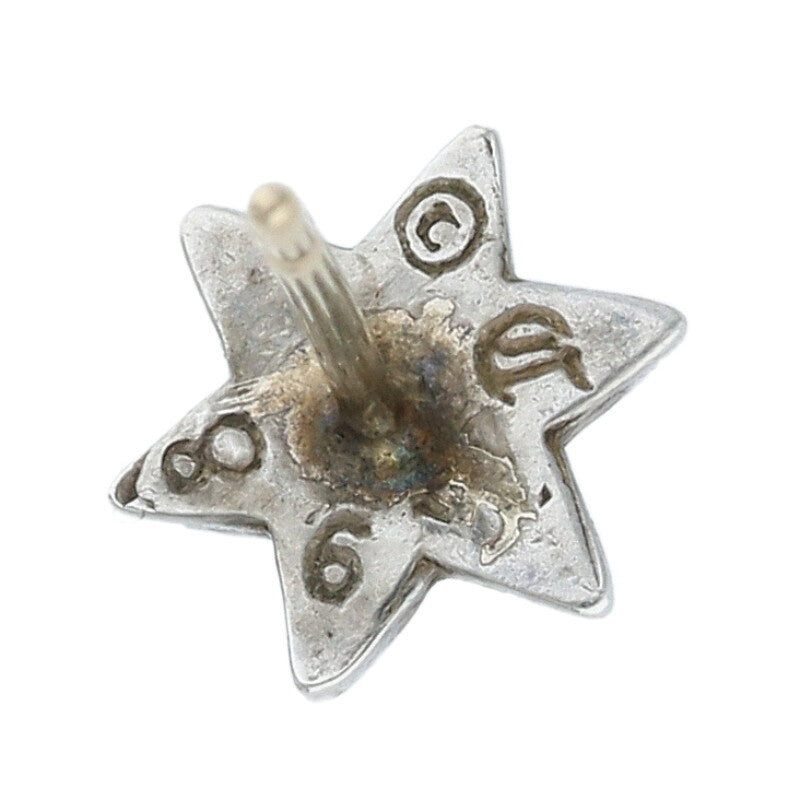 Chrome Hearts 1 Diamond Star Stud Earring