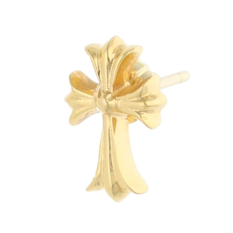 Chrome Hearts 22K CH Cross Fat Stud Earring Size ONE SIZE
