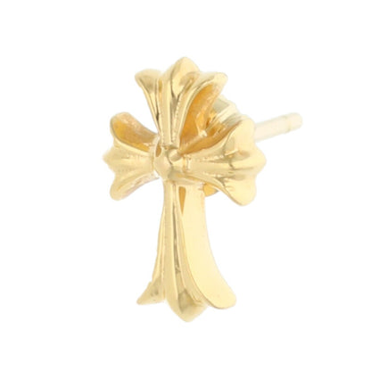 Chrome Hearts 22K CH Cross Fat Stud Earring Size ONE SIZE